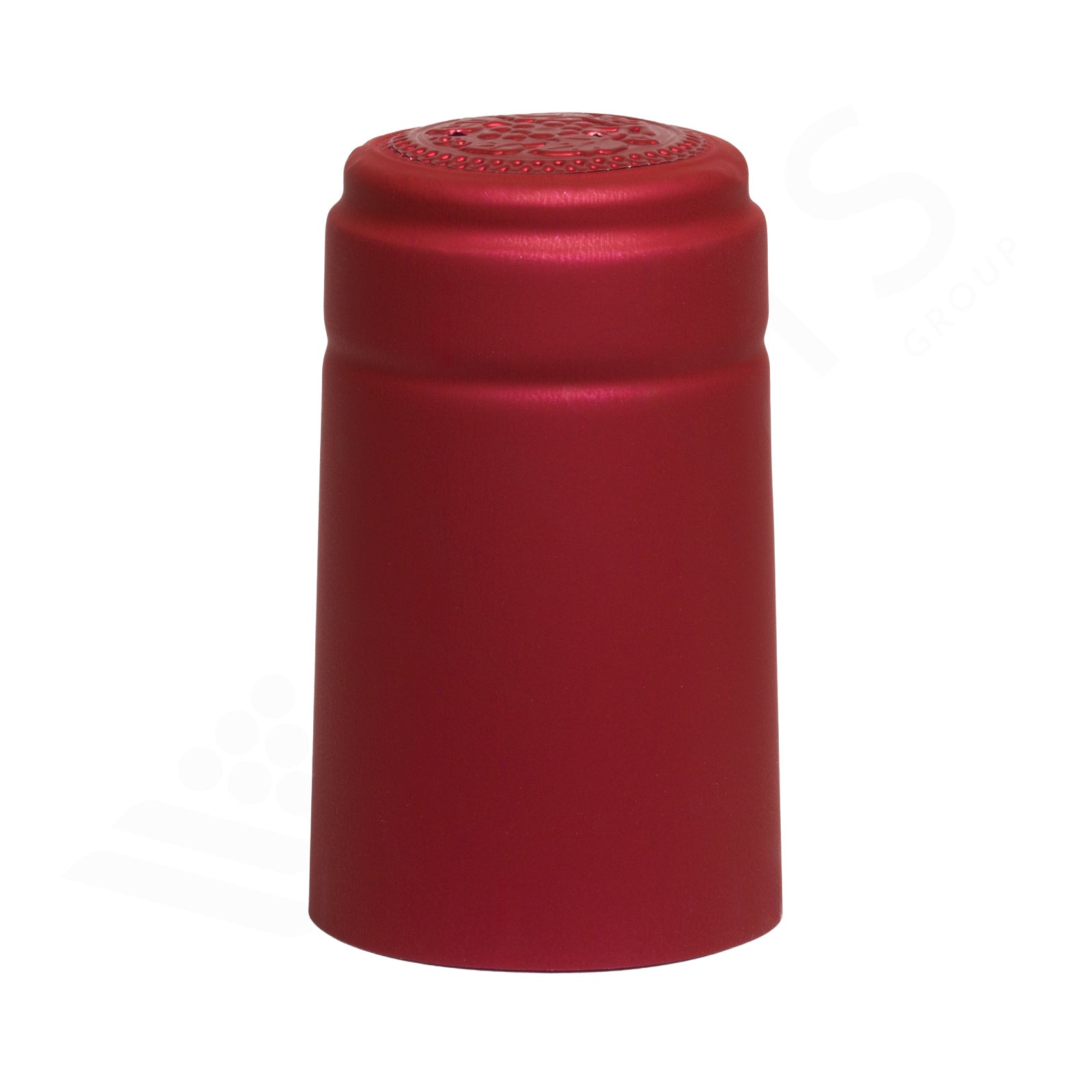 Capsule Termoretraibili PVC 31x55 mm Rosso Metal per Bottiglie Vino (100pz)