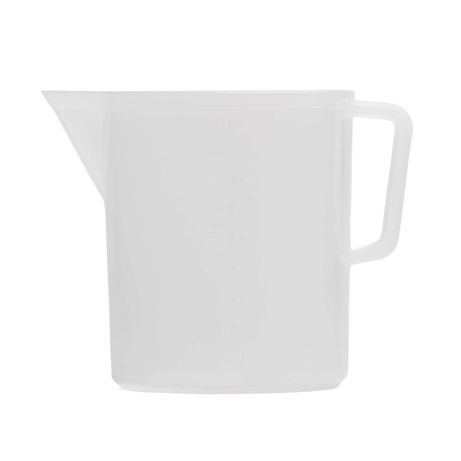 Caraffa Graduata con Beccuccio in Plastica Alimentare Trasparente (5 Litri)