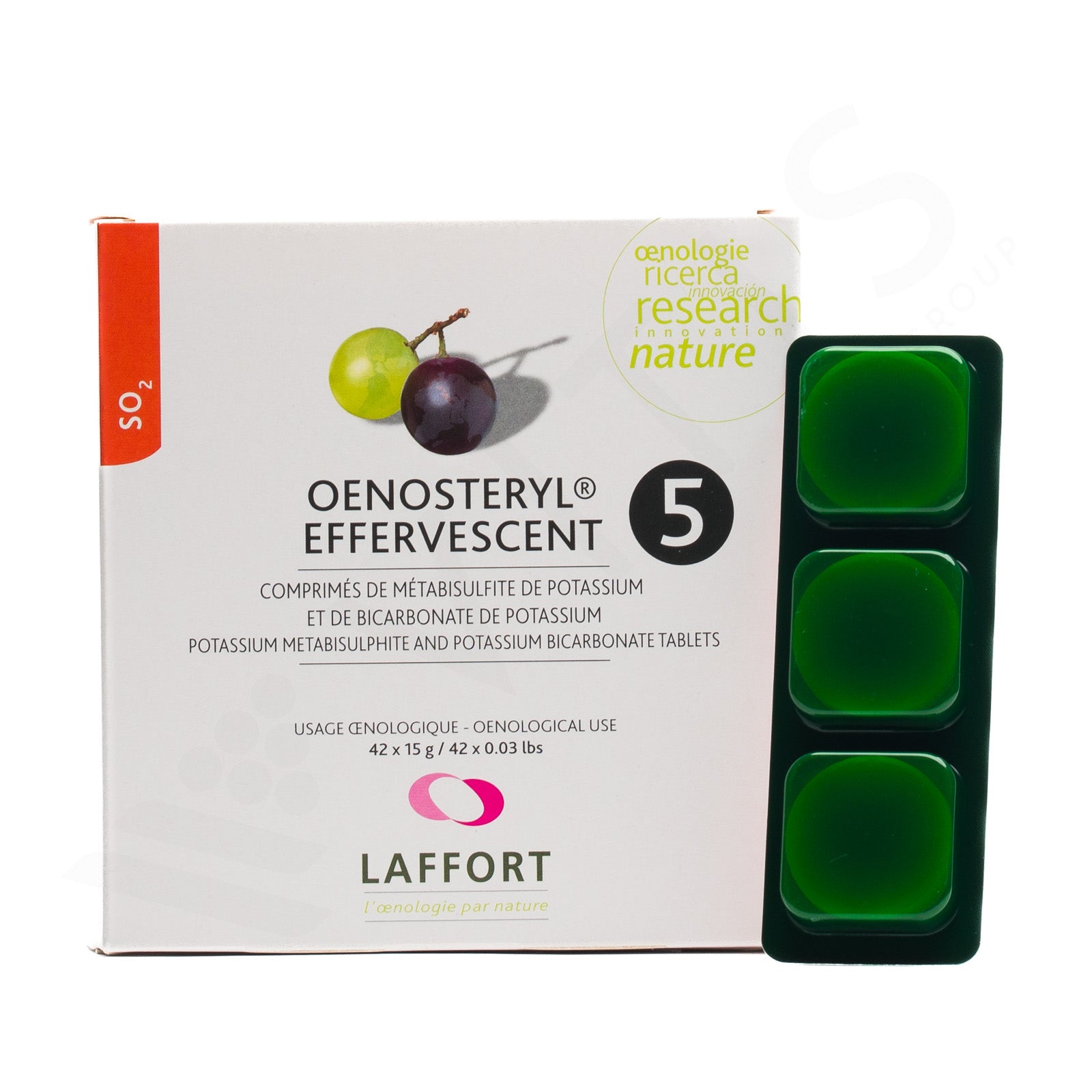OENOSTERYL EFFERVESCENT 5g (42 Compresse)