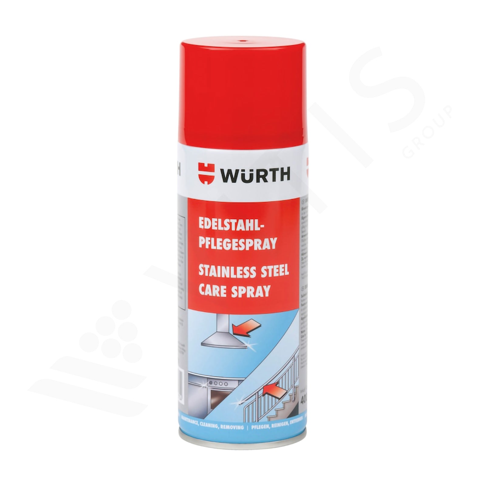 Pulitore Spray per Acciaio INOX 400 ml – Detergente Professionale per Superfici Metalliche