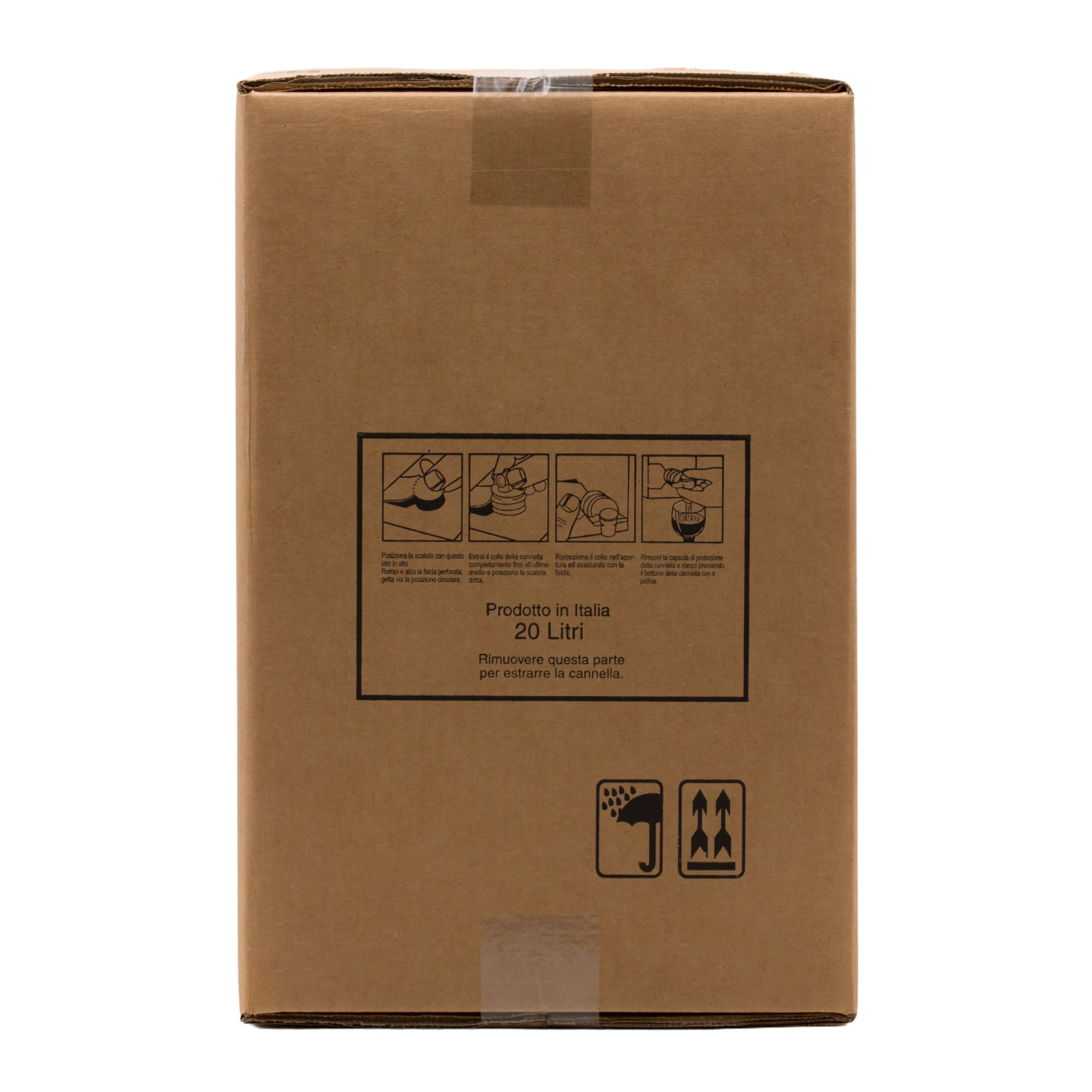 Scatola per Bag in Box 20 Litri - Avana Neutra (15pz)