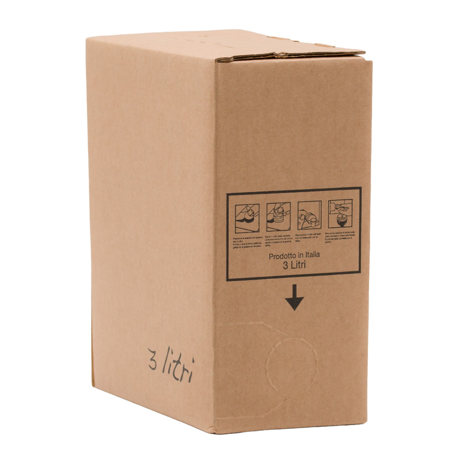 Scatola per Bag in Box 3 Litri - Avana Neutra (20pz)