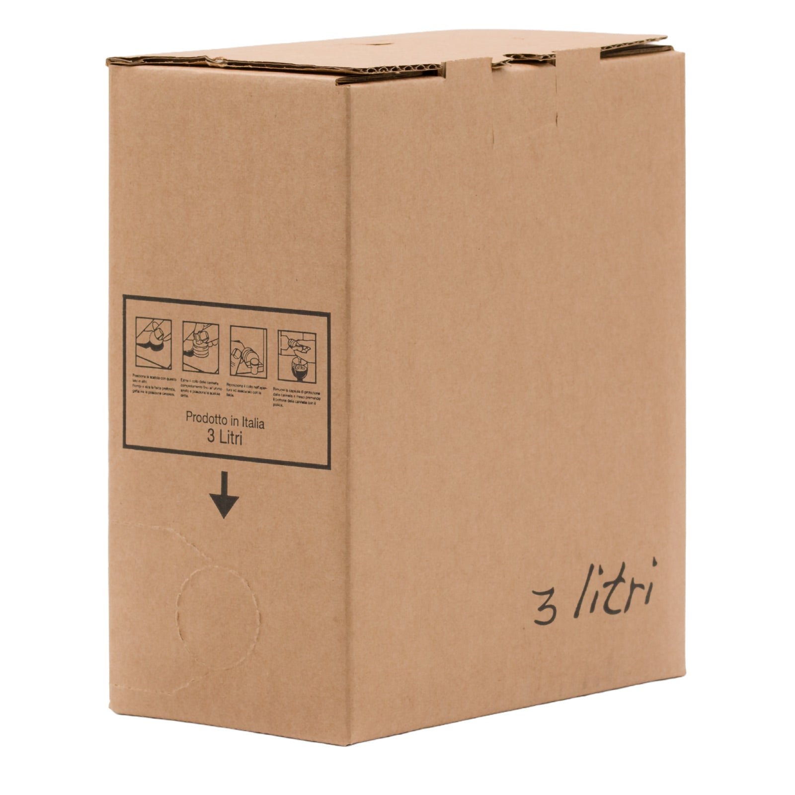 Scatola per Bag in Box 3 Litri - Avana Neutra (20pz)