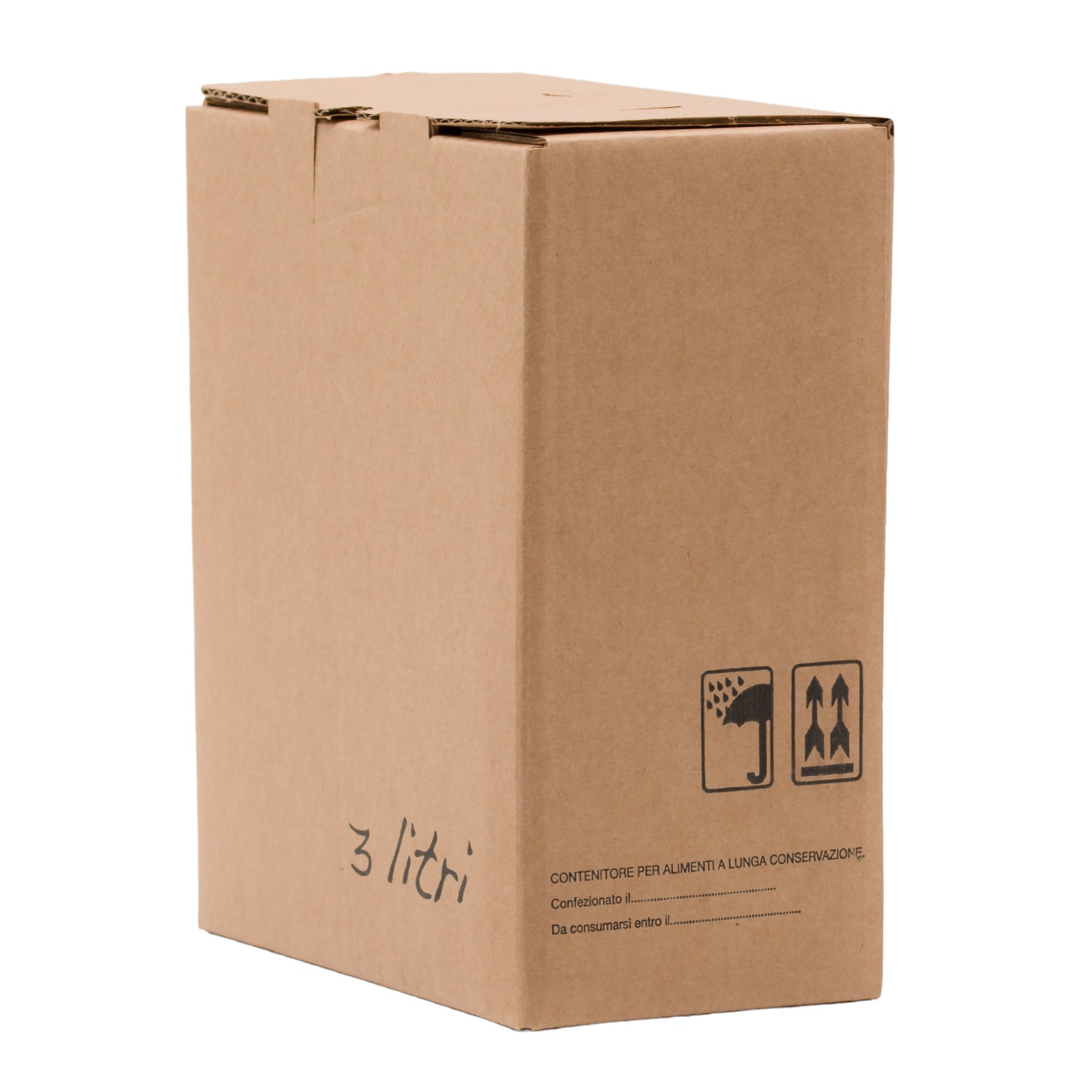 Scatola per Bag in Box 3 Litri - Avana Neutra (20pz)