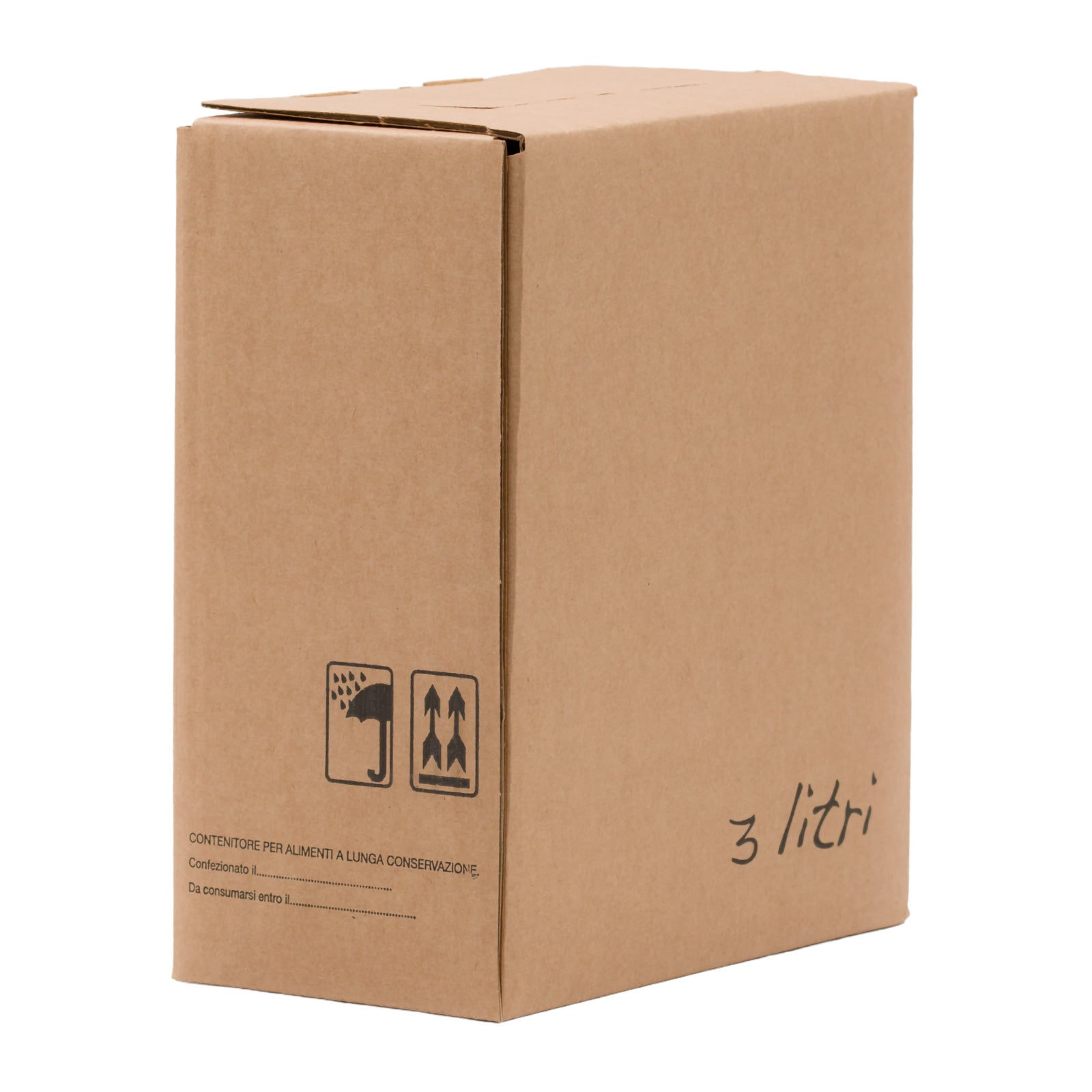 Scatola per Bag in Box 3 Litri - Avana Neutra (20pz)