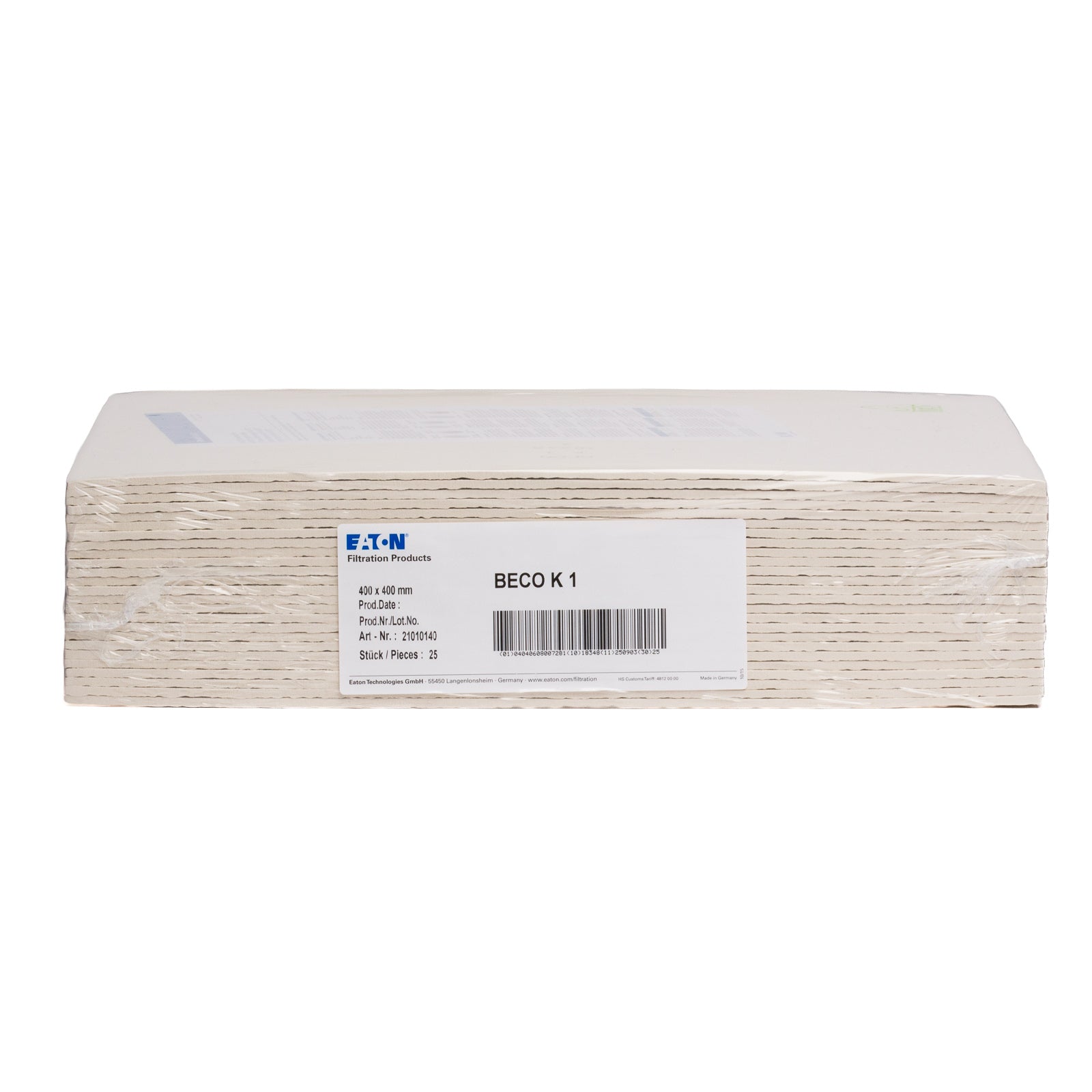 Strati Filtranti di Profondità BECO K1 (40x40 cm) (4 μm) (25pz)