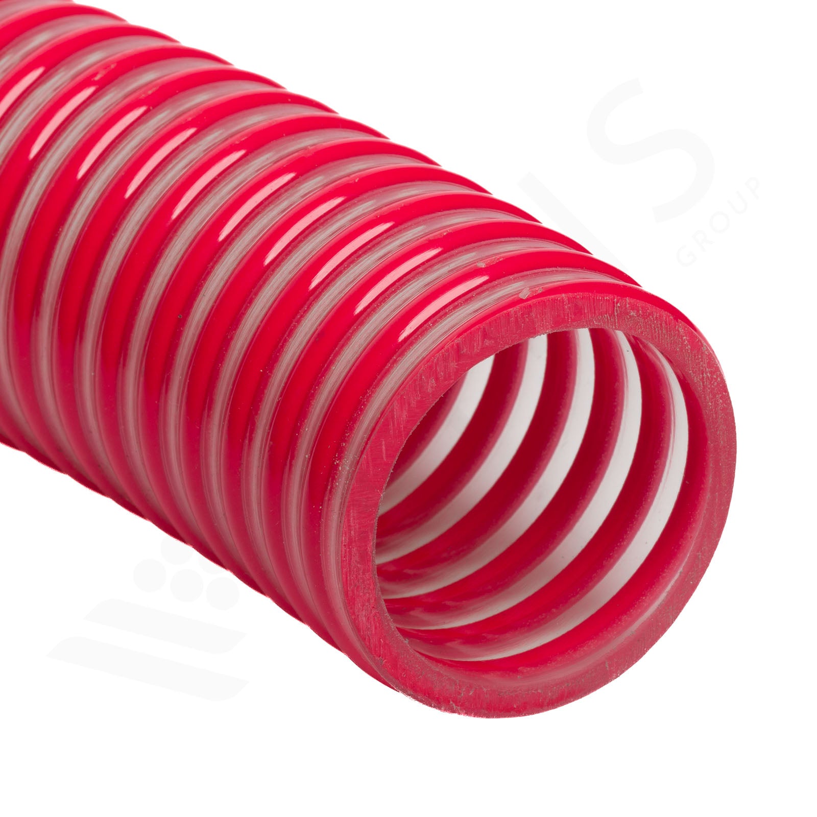 Tubo Enologico Spiralato Rosso Ø 100 mm (30 MT)