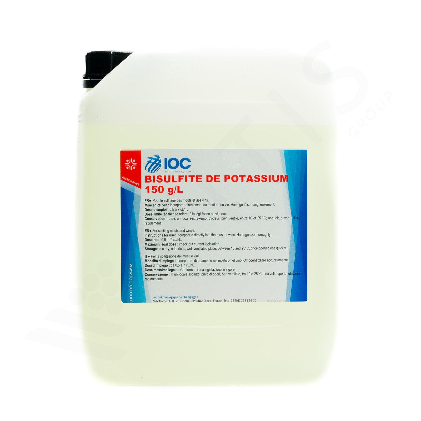 Bisolfito di Potassio 150g/l (5kg)