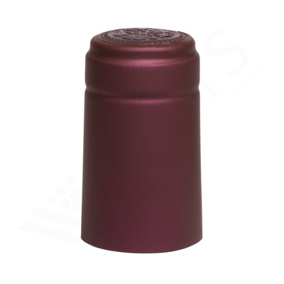 Capsule Termoretraibili PVC 31x55 mm Amaranto Scuro per Bottiglie Vino (100pz)