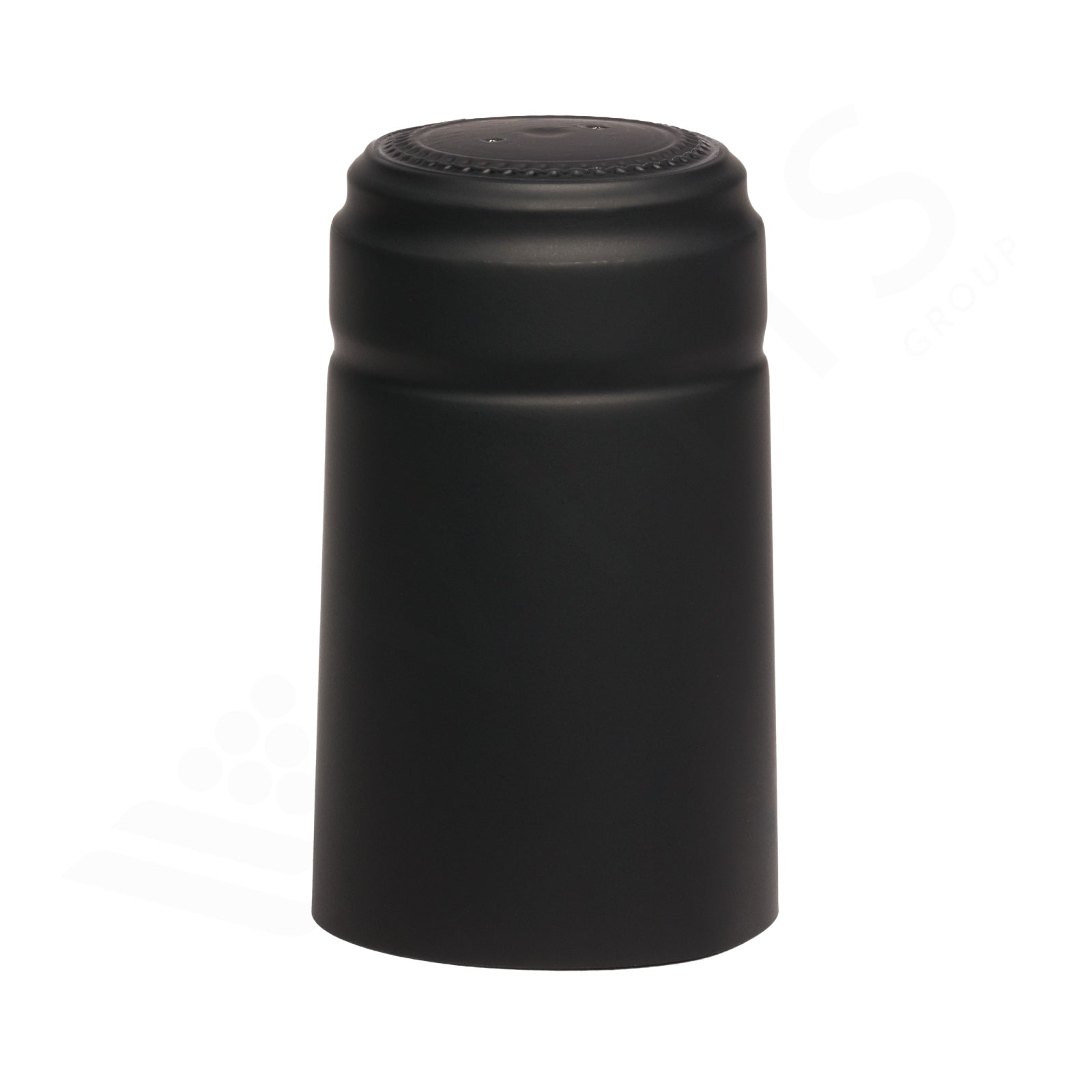 Capsule Termoretraibili PVC 31x55 mm Nero Opaco per Bottiglie Vino (100pz)