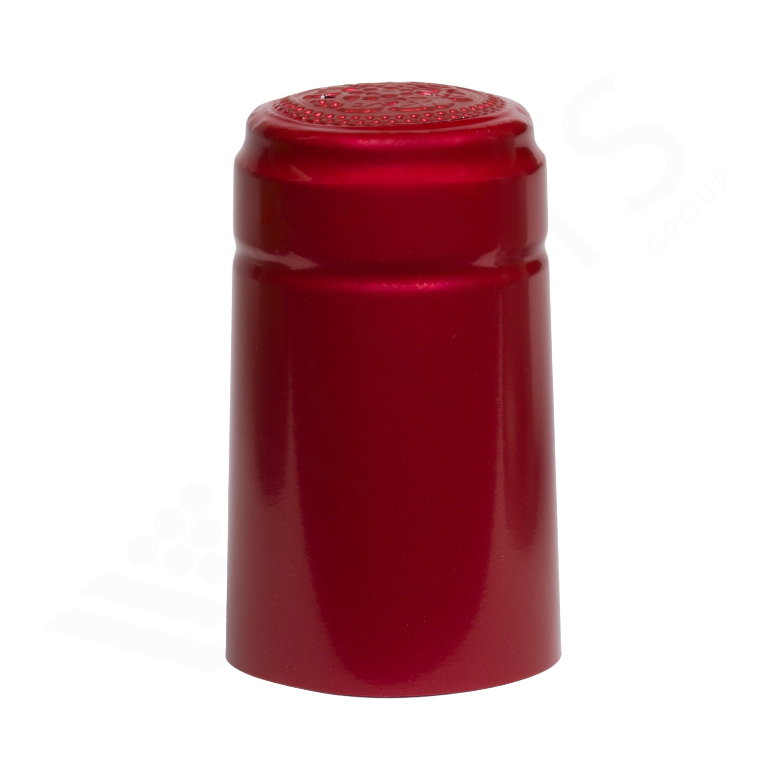 Capsule Termoretraibili PVC 31x55 mm Rosso Metal per Bottiglie Vino (100pz)