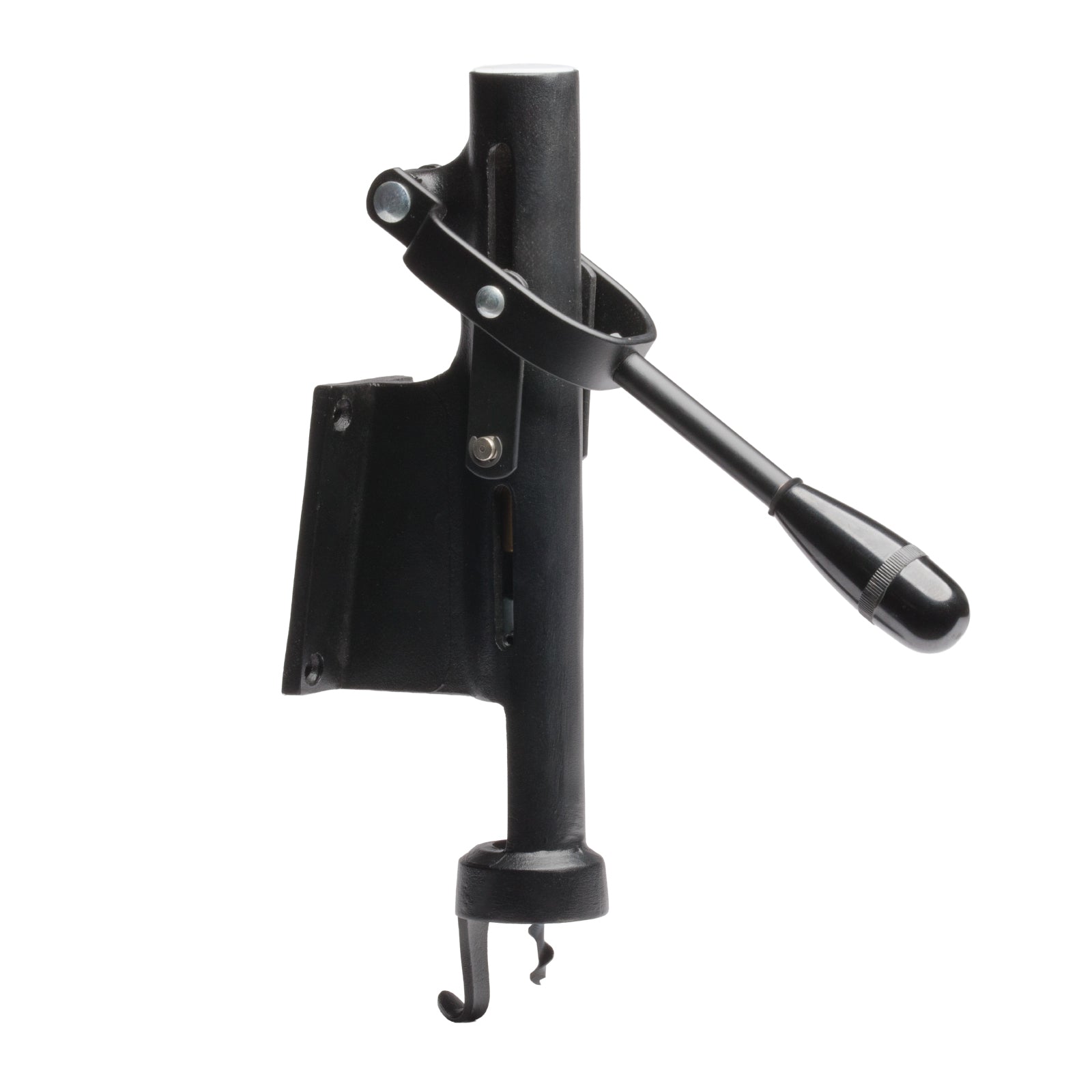 Cavatappi da Parete Automatico Professionale  - Acciaio Temprato (Finitura Nero Bucciardato)