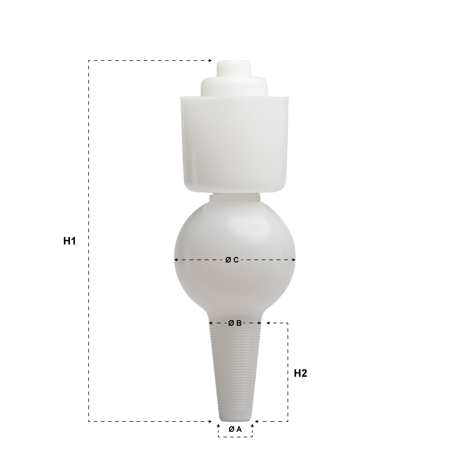 Colmatore Lungo per Botti e Barrique (Attacco Conico 40-53 mm)
