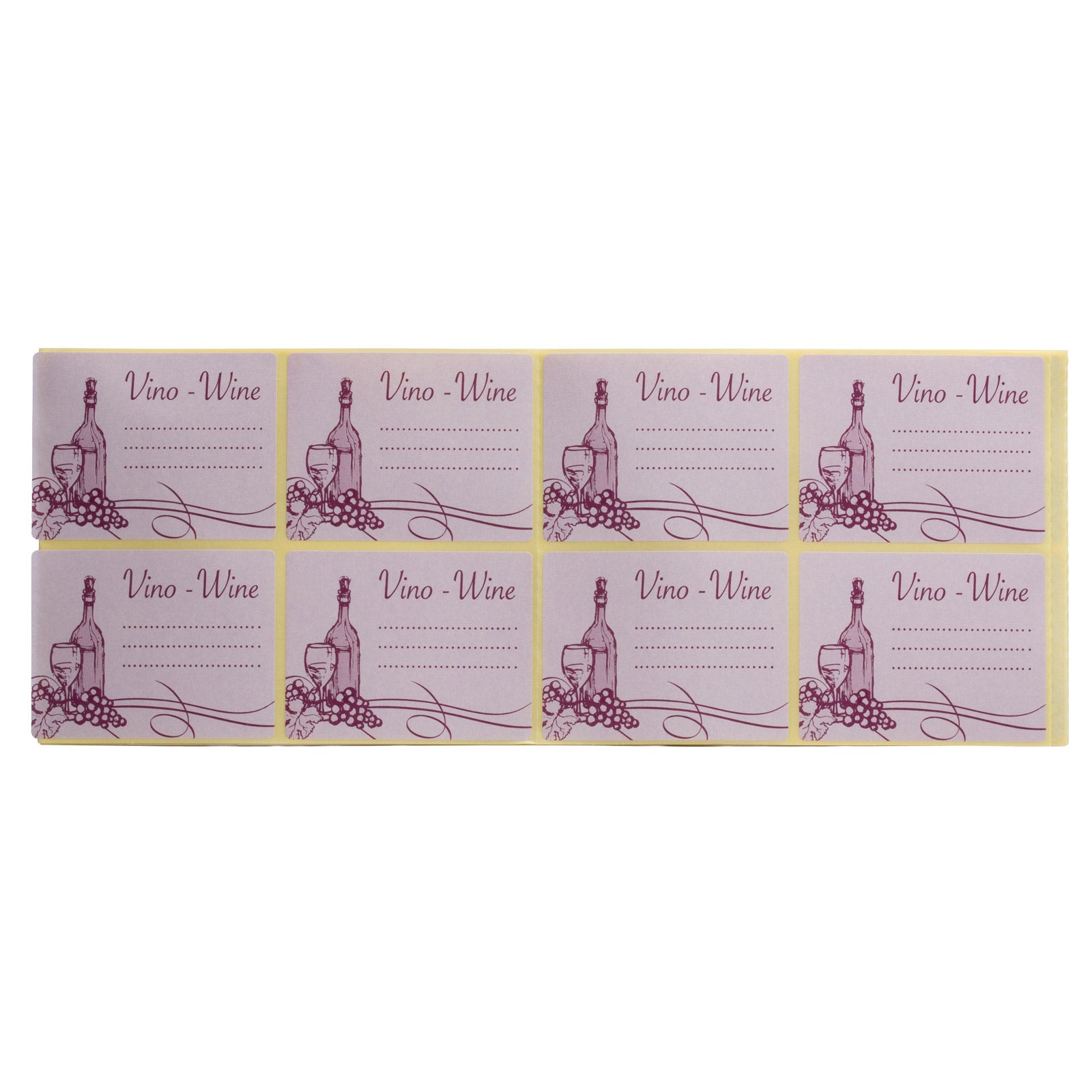 Etichette Adesive Vintage per Bottiglie di Vino (100pz)
