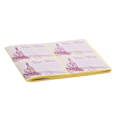 Etichette Adesive Vintage per Bottiglie di Vino (100pz)