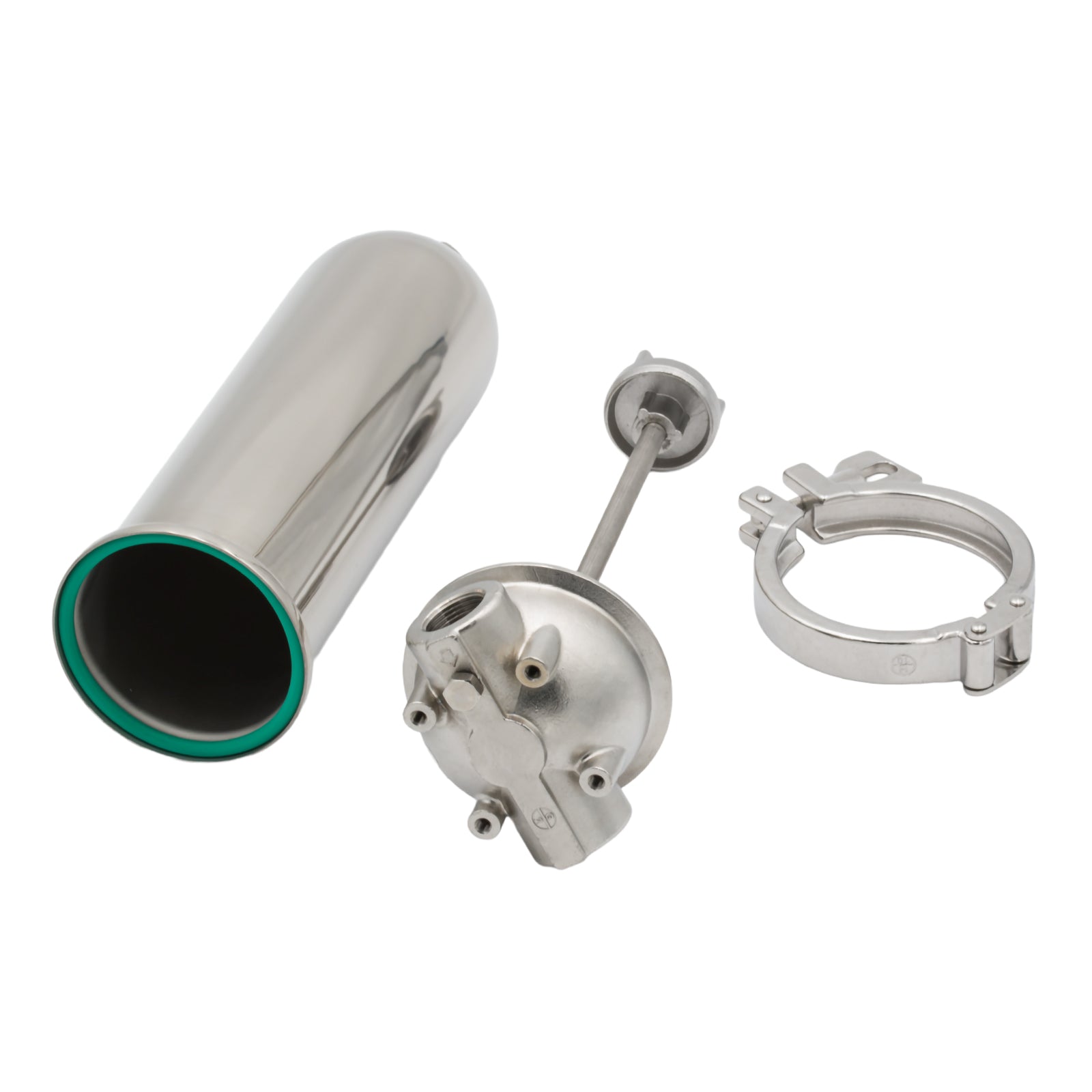 Filtro Housing INOX 10" AISI 316 per Microfiltrazione (Attacco GAS 3/4" - Cartucce DOE)