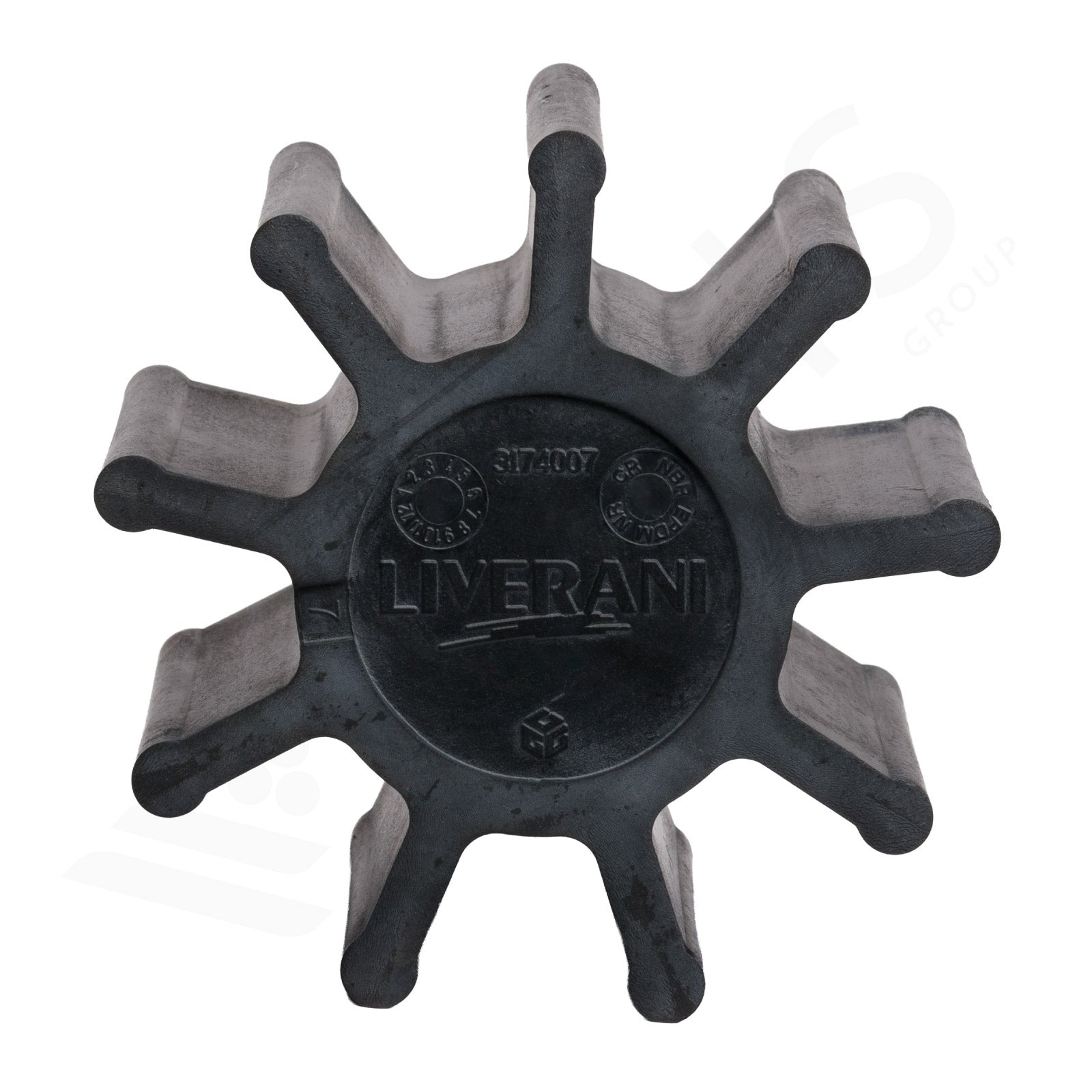 Girante Flessibile per Liverani MINOR 40 in Neoprene (CR) - Ricambio Originale Cod. 3174007