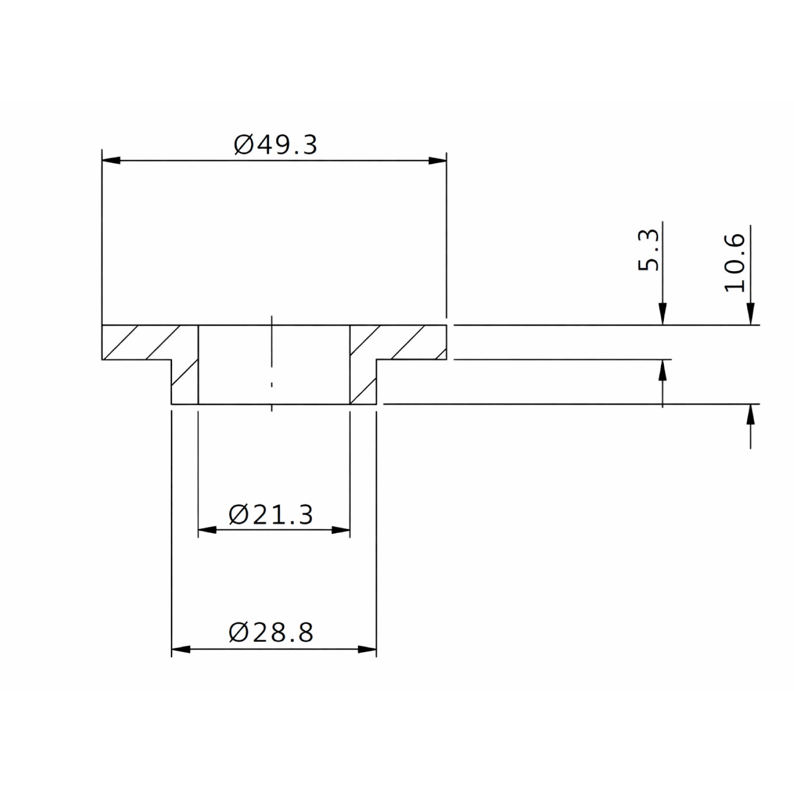 Guarnizione per Piastra Laterale Filtro 40x40 in Silicone Rosso Sterilizzabile (4pz)