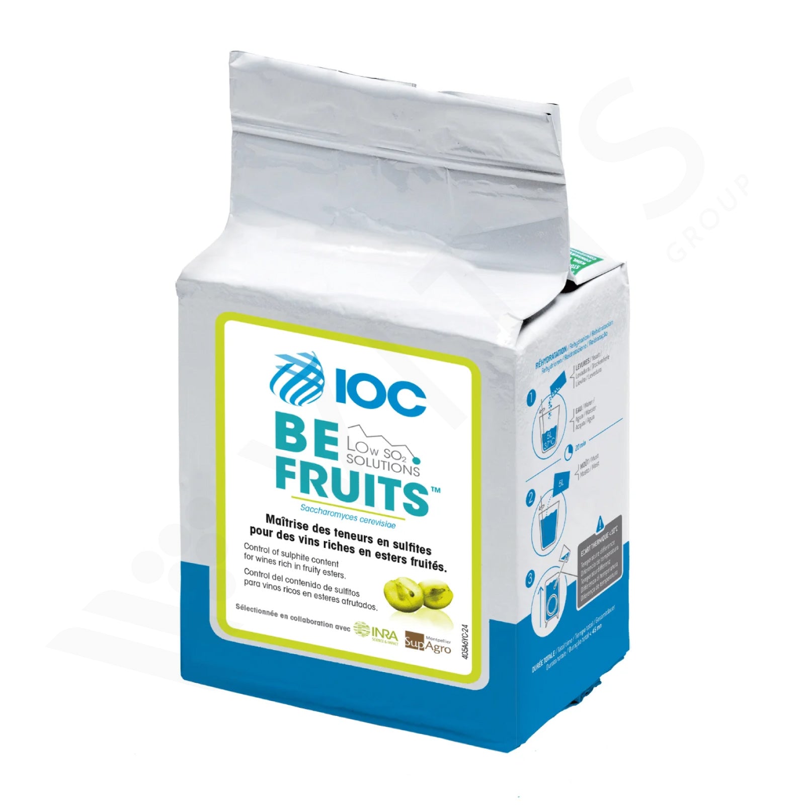 IOC BE FRUITS (0,5kg) - Lievito per Aromi Fruttati e Controllo dei Solfiti