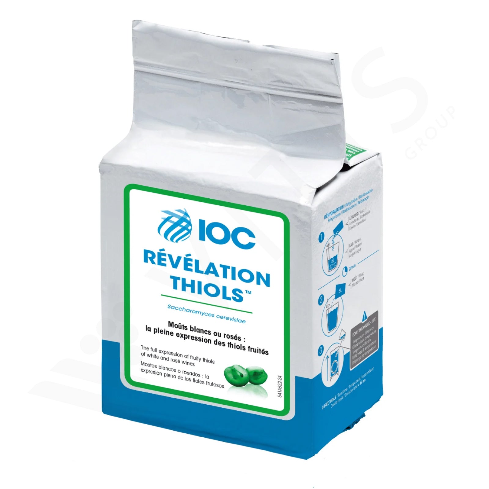IOC REVELATION THIOLS (0,5kg) - Lievito per Vini Bianchi e Rosati Agrumati ed Esotici