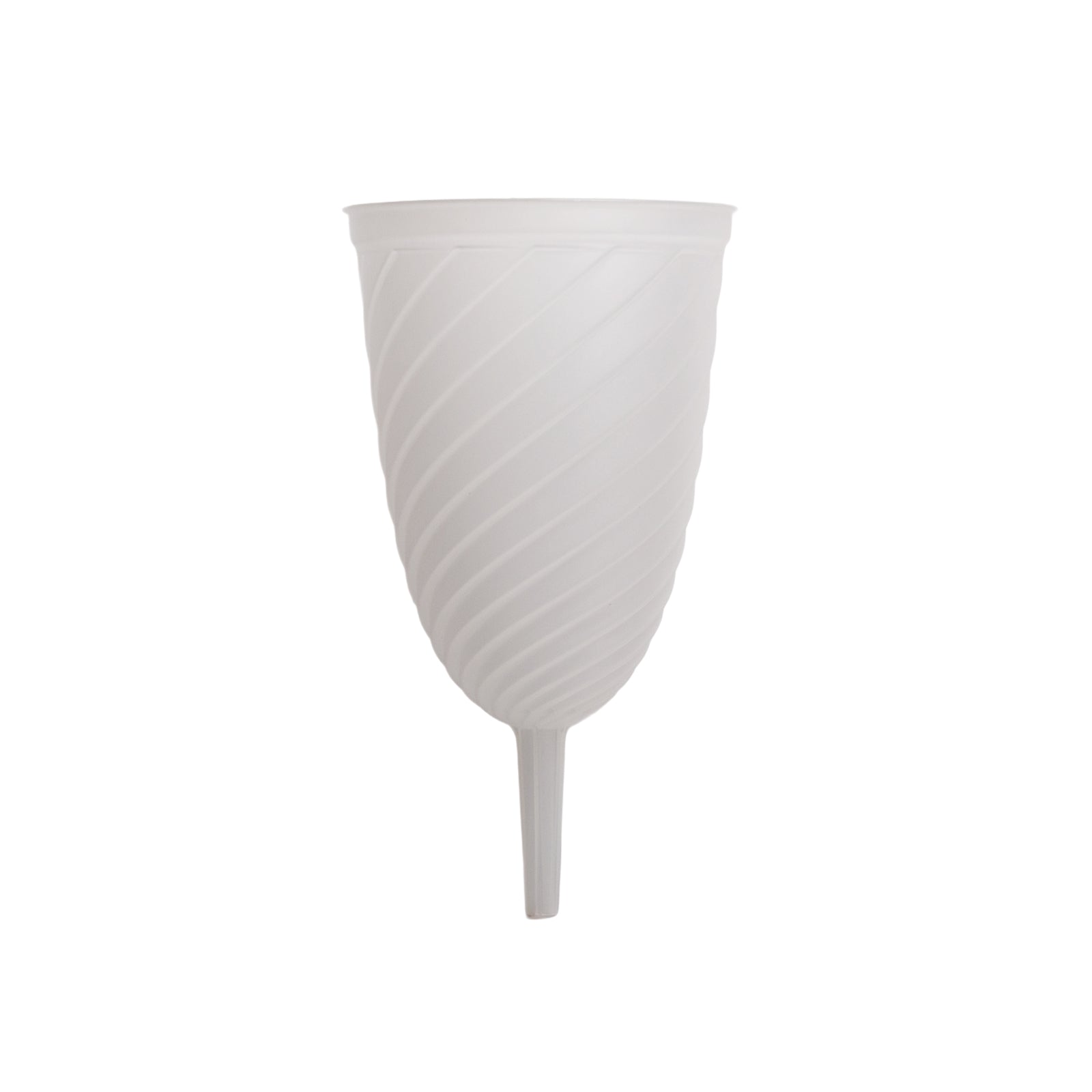 Imbuto a Tortiglione in Plastica Alimentare Semitrasparente (2 Litri - Ø Sup. 15 cm)