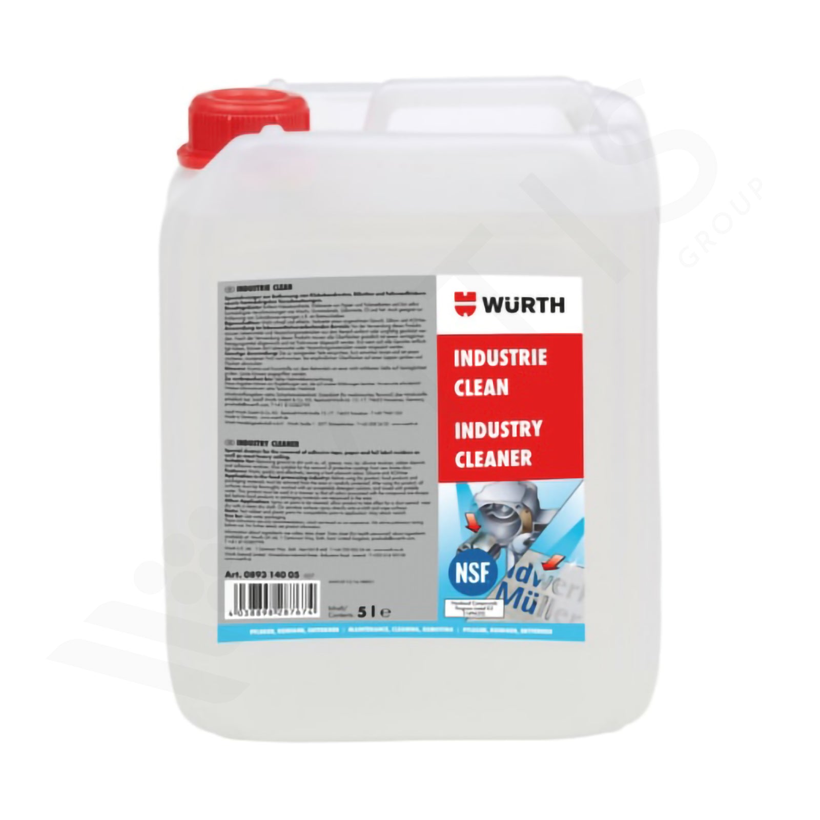 Industry Cleaner (5 Litri) – Detergente Speciale per Residui di Adesivi