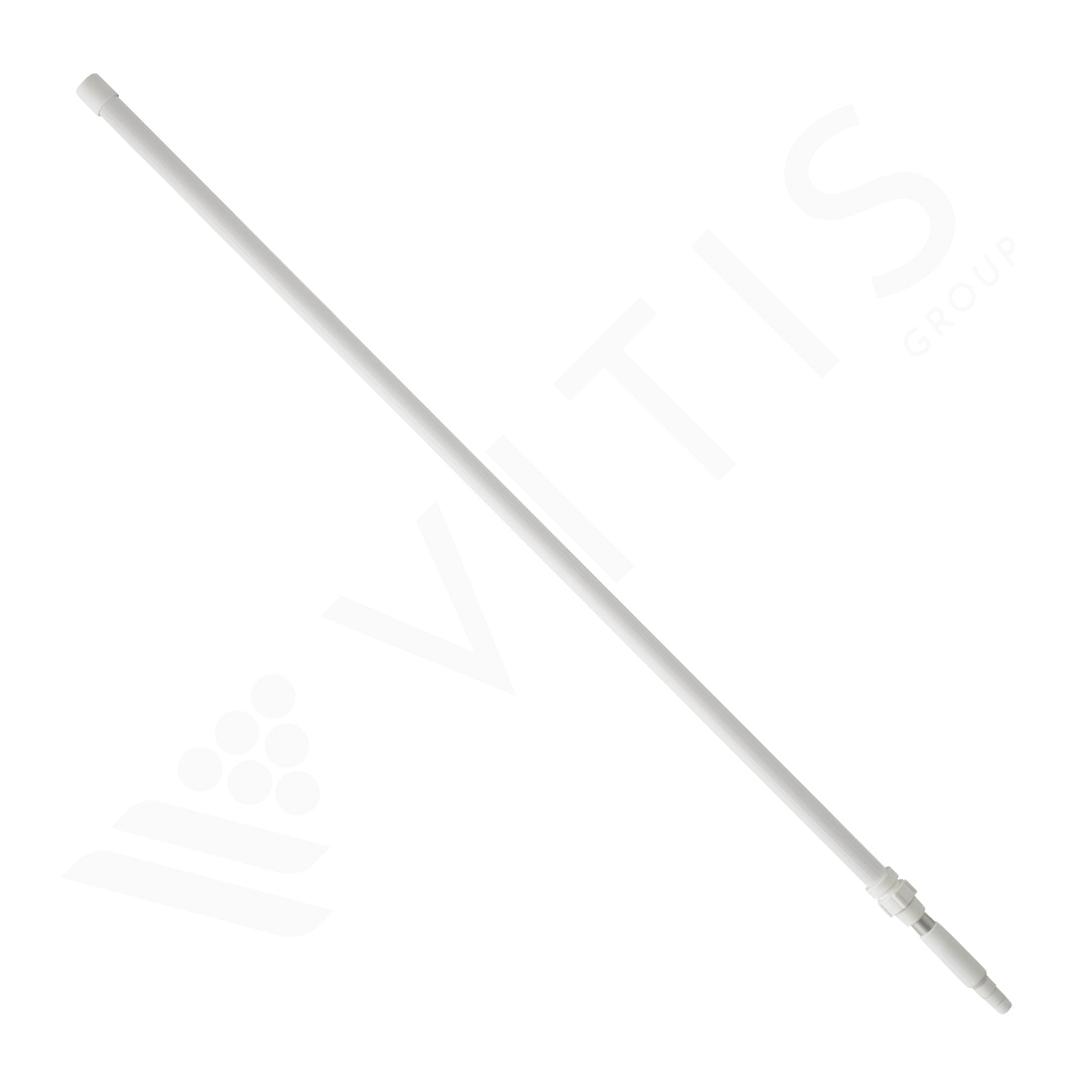 Manico Telescopico in Alluminio VIKAN - 157,5-278 cm, Ø32 mm, Bianco