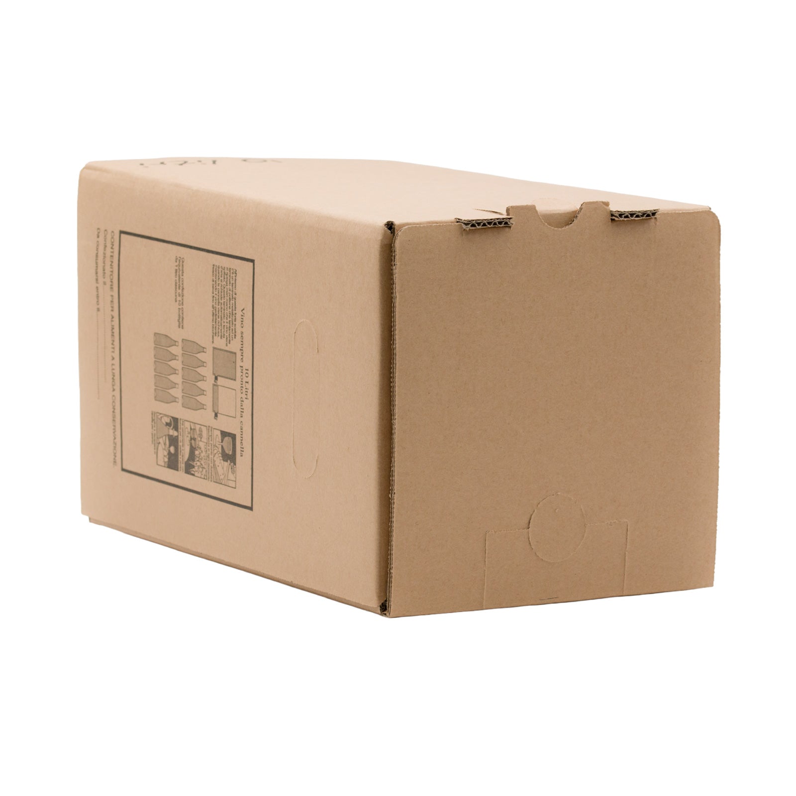 Scatola per Bag in Box 10 Litri - Avana Neutra (15pz)