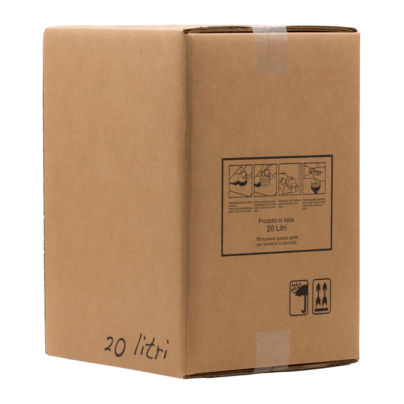 Scatola per Bag in Box 20 Litri - Avana Neutra (15pz)