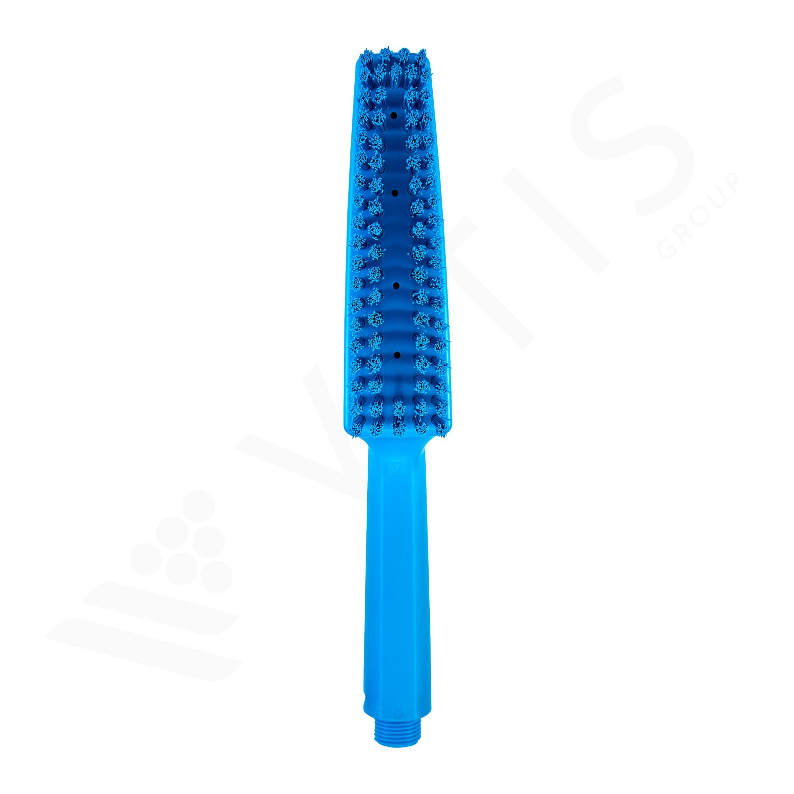 Spazzola con Passaggio Acqua VIKAN - 33 cm, Setole Dure, Blu