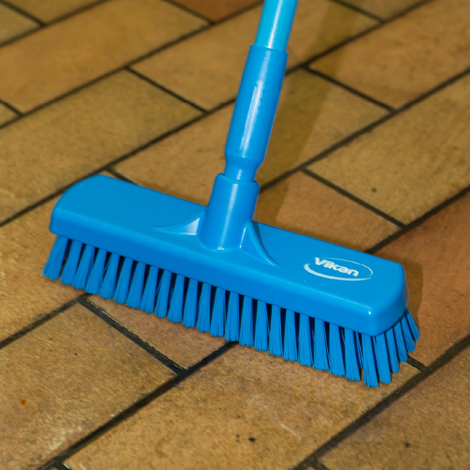 Spazzolone Duro per Pareti e Pavimenti VIKAN - 30,5 cm, Blu