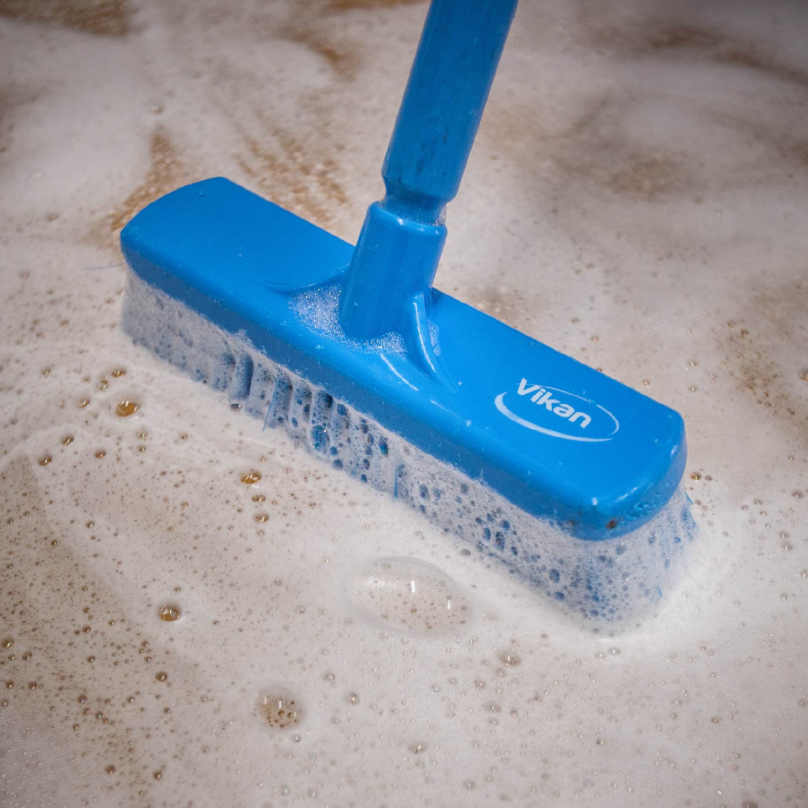 Spazzolone Duro per Pareti e Pavimenti VIKAN - 30,5 cm, Blu