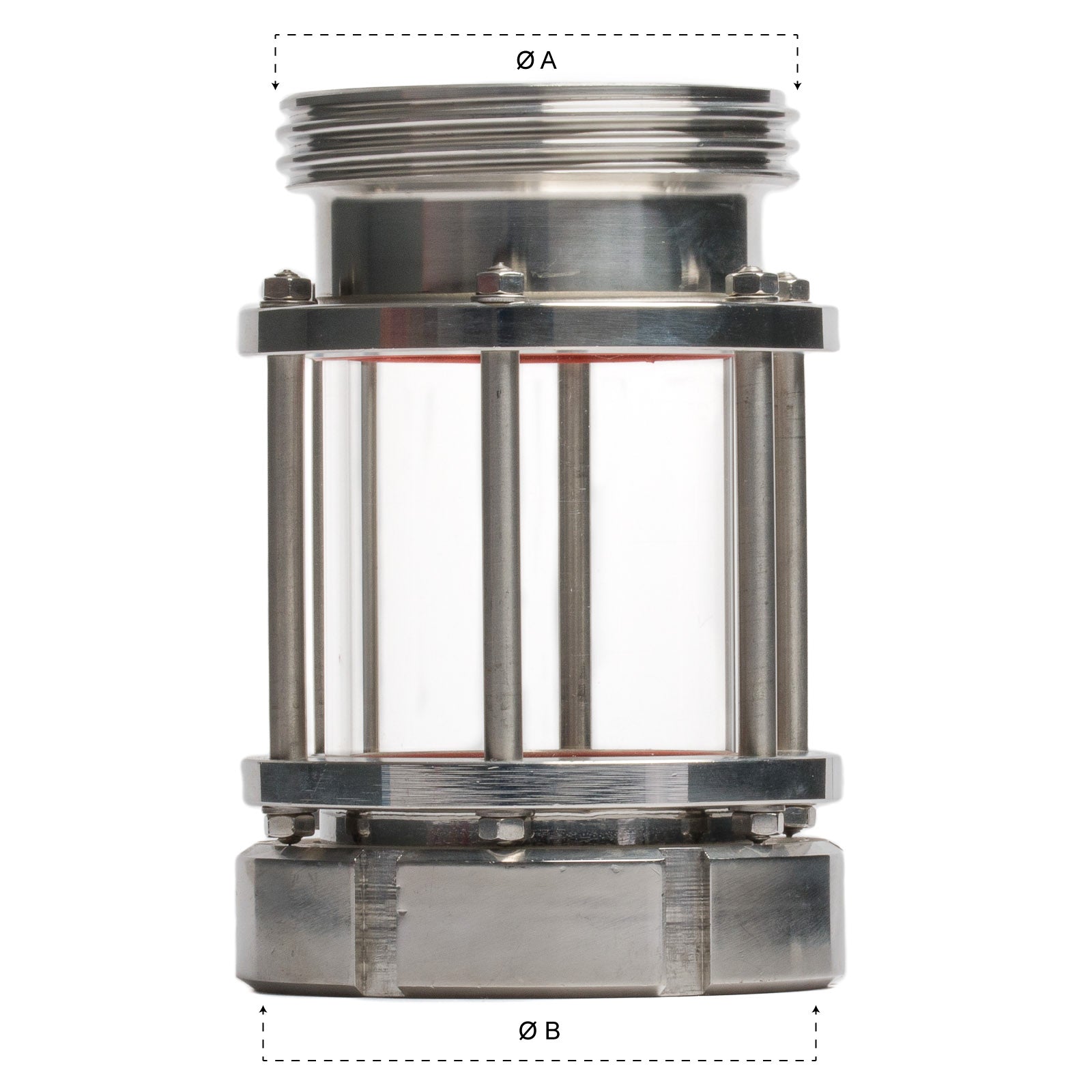 Specola di Linea INOX DIN 80 M/G x DIN 80 F