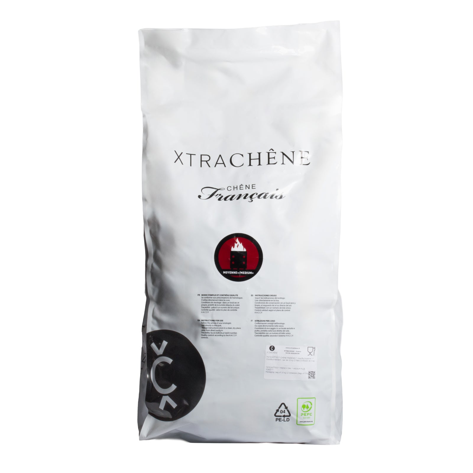 Stickettes XtraChene in Rovere Francese (Tostatura Media+) - Sacco da 10kg