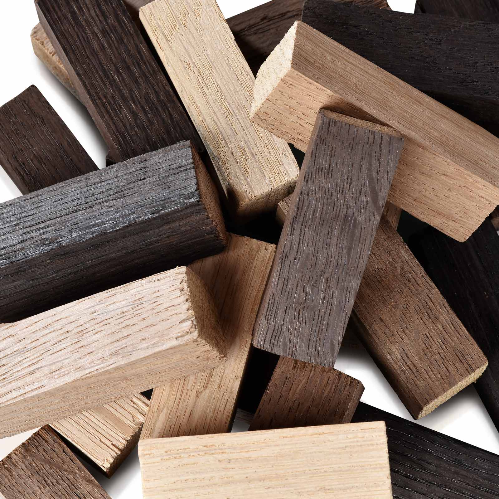 Stickettes XtraChene in Rovere Francese (Tostatura Media) - Sacco da 10kg