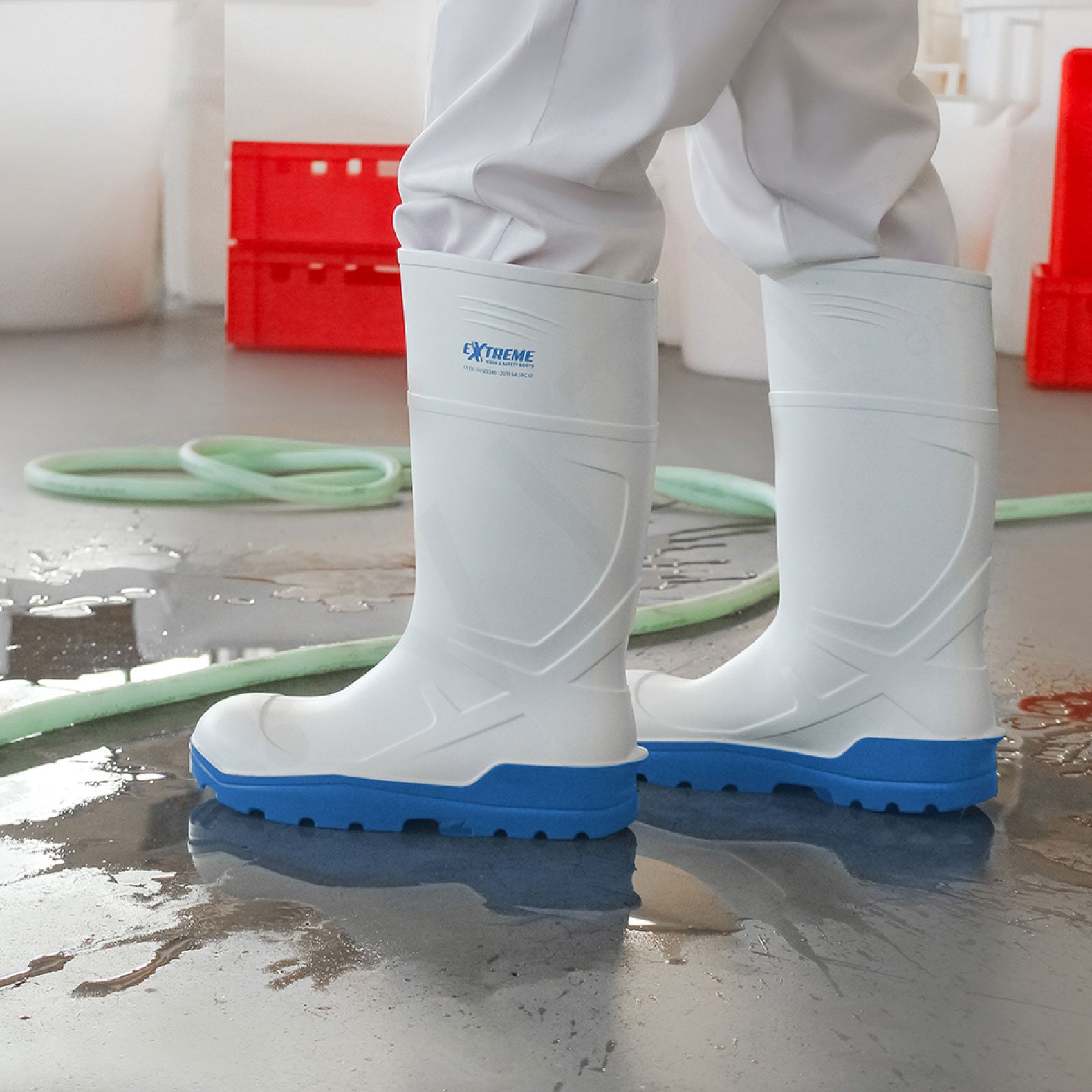 Stivali Antinfortunistici Unisex EXTREME S4 SRC (Bianco - Taglia 39)