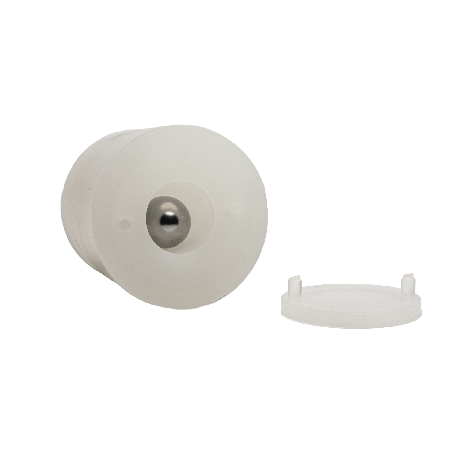 Tappo Conico per Fermentazione Barrique in Silicone Alimentare Trasparente (Ø Sup. 55 - Ø Inf. 47 mm)