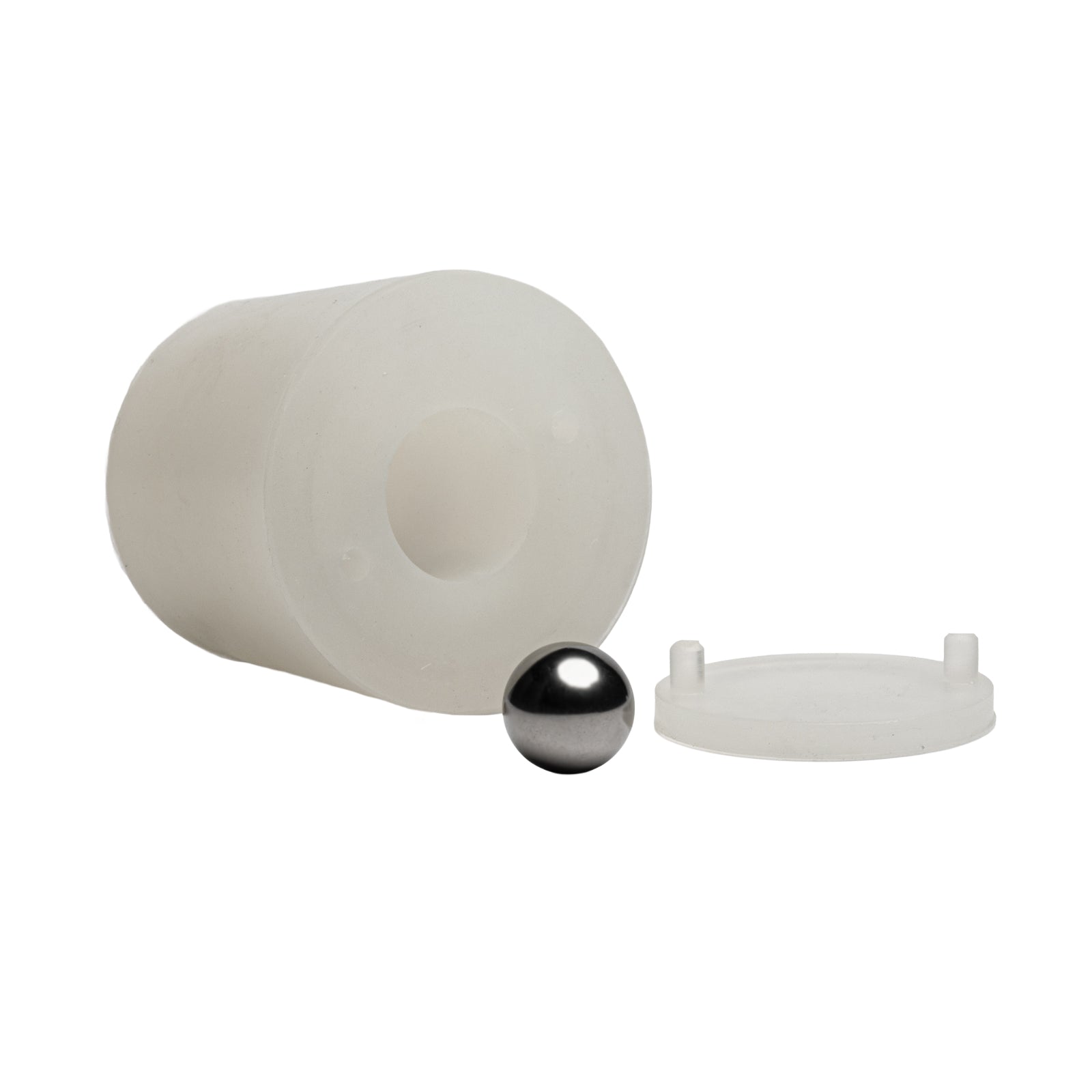 Tappo Conico per Fermentazione Barrique in Silicone Alimentare Trasparente (Ø Sup. 55 - Ø Inf. 47 mm)