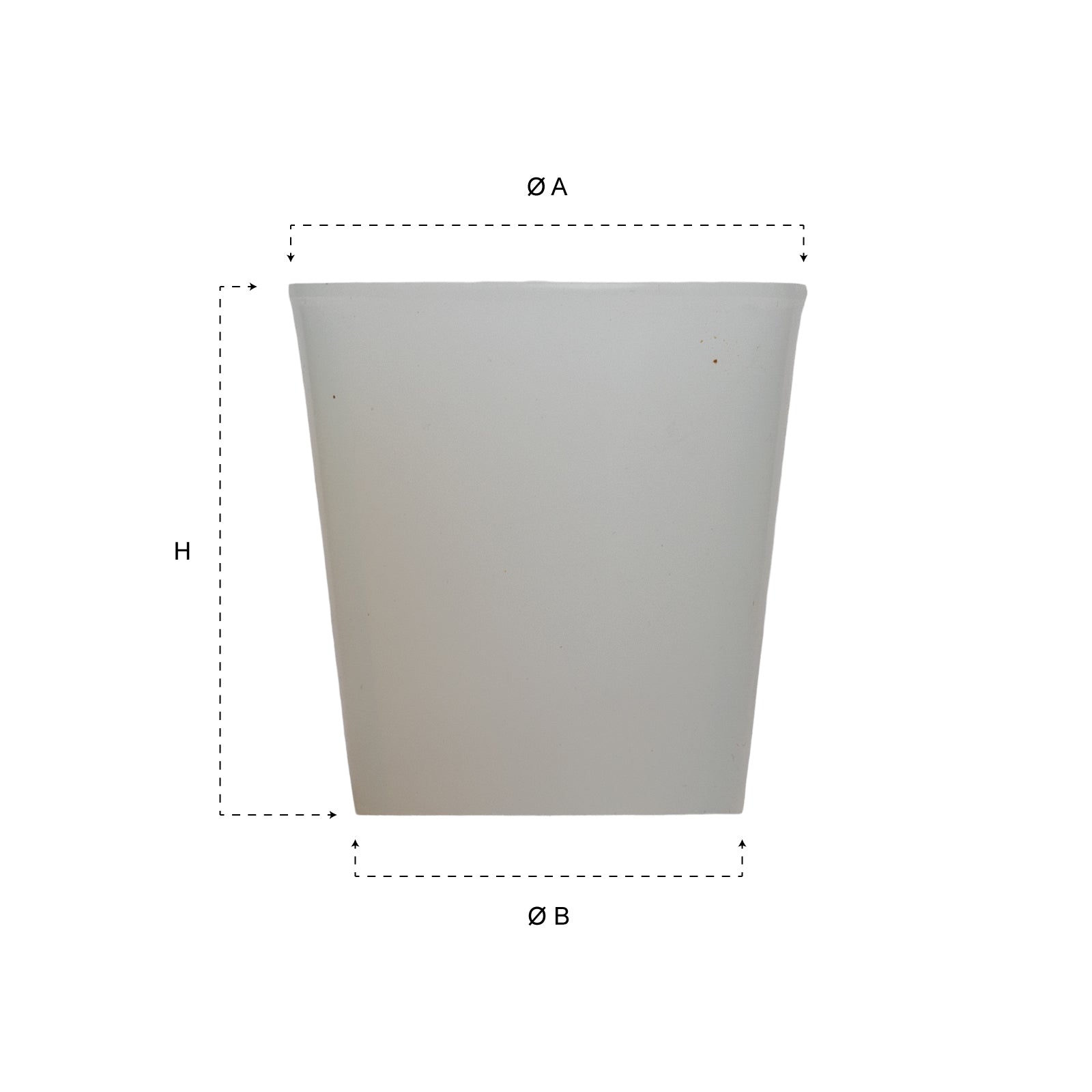 Tappo Conico per Barrique in Silicone Alimentare Trasparente (Ø Sup. 60 - Ø Inf. 48 mm)