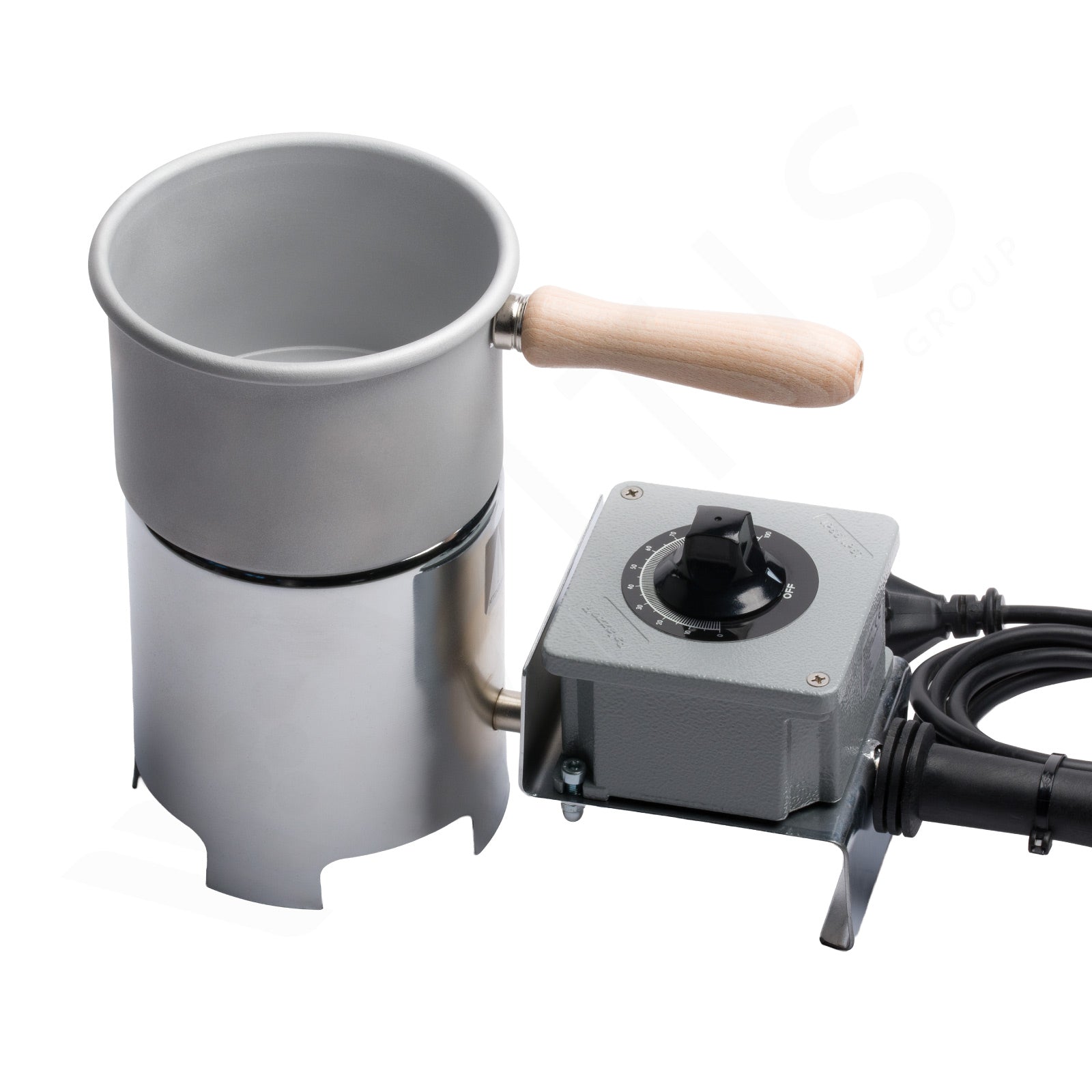 Fornello Scaldacera Professionale in INOX con Termostato (Per Ceralacca e Gommalacca)