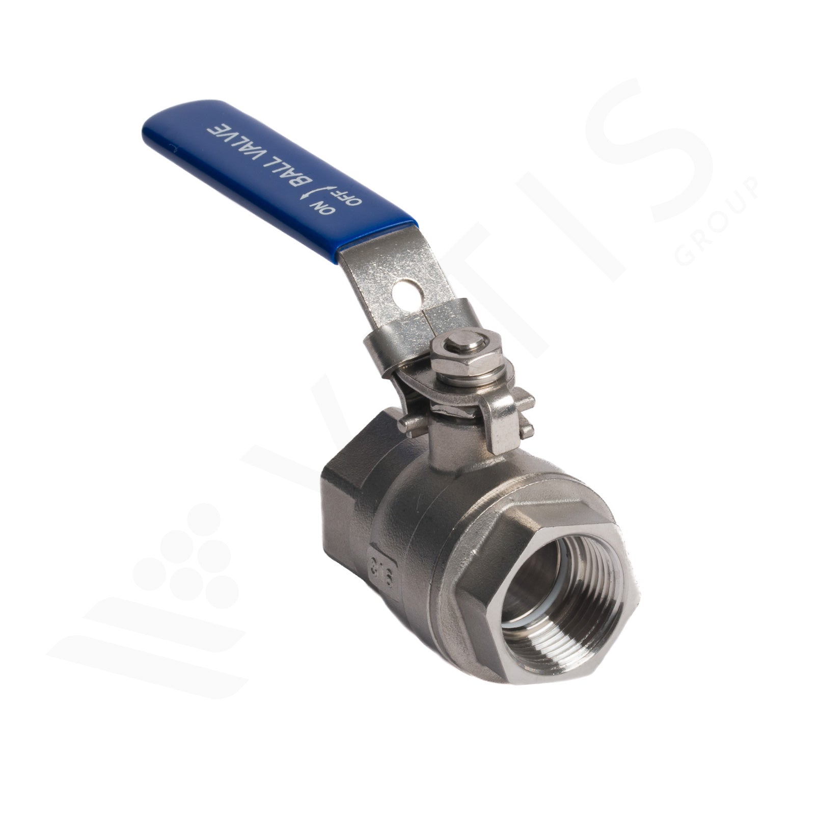 Valvola a Sfera INOX GAS 1"1/2 F x GAS 1"1/2 F