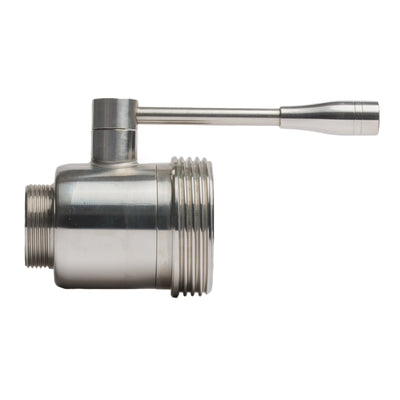 Valvola a Sfera INOX DIN 50 F x GAS 1"1/4 M