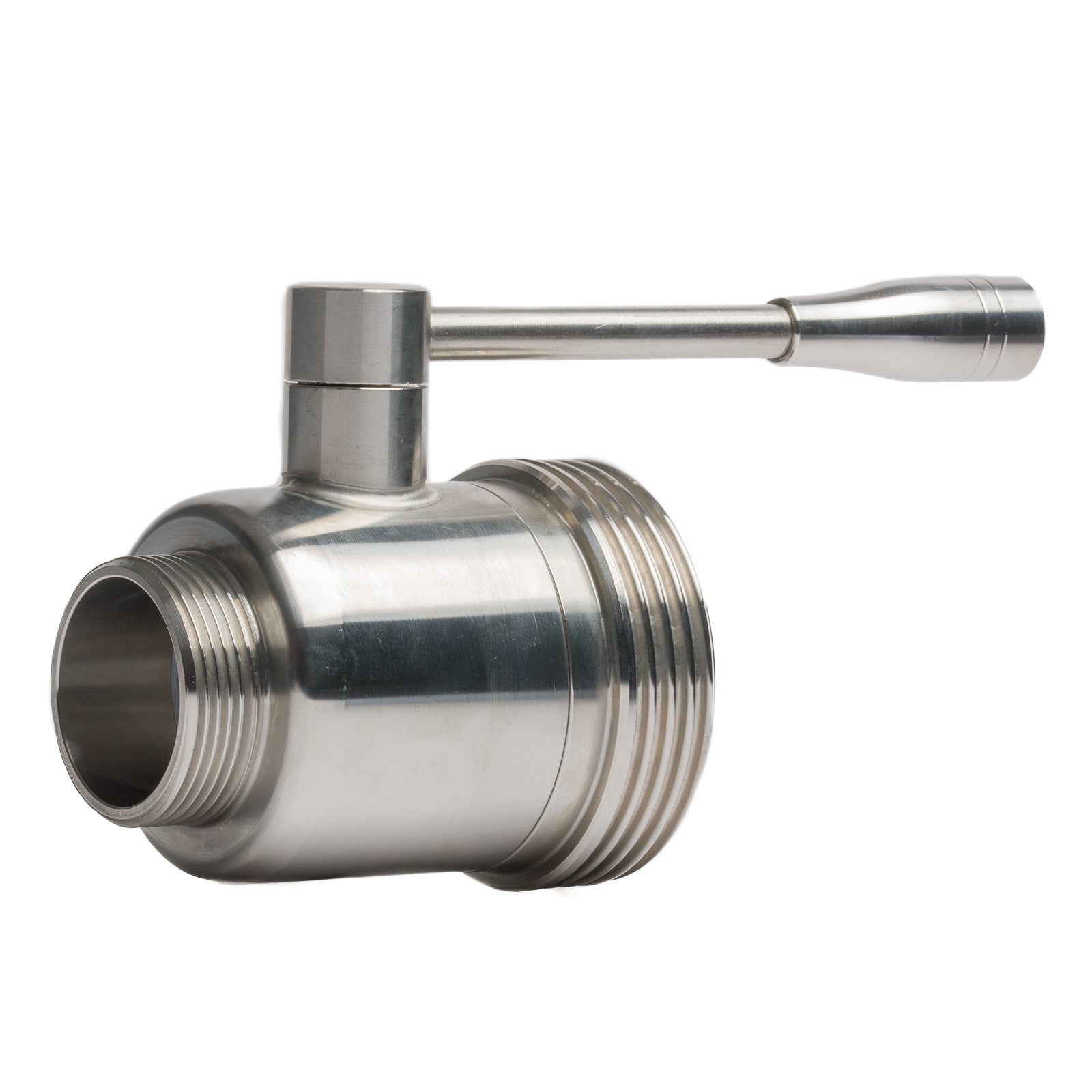 Valvola a Sfera INOX DIN 50 F x GAS 1"1/4 M